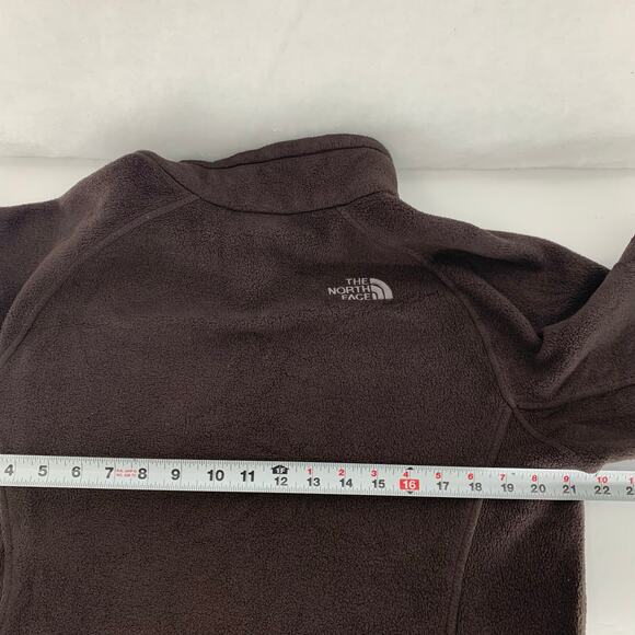 The North Face Women's Brown Full Zip Fleece Jacket Size L - Picture 3 of 15